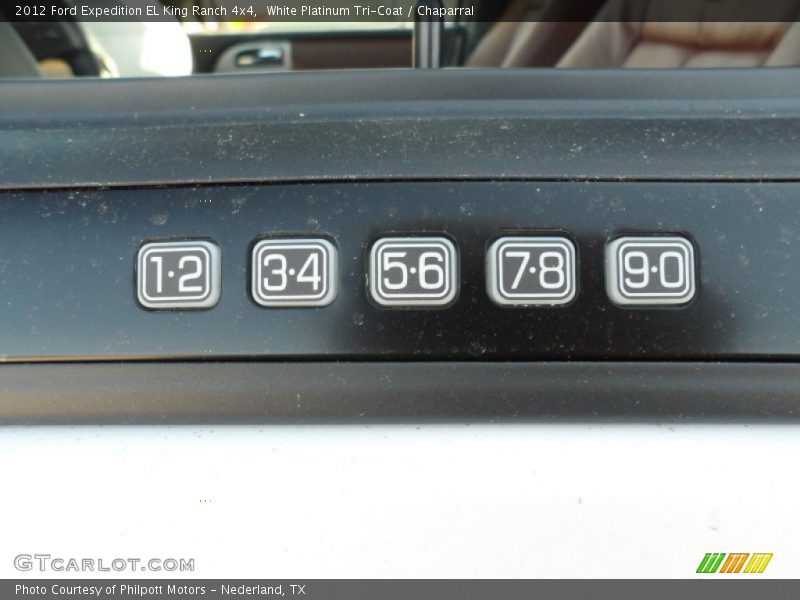 White Platinum Tri-Coat / Chaparral 2012 Ford Expedition EL King Ranch 4x4