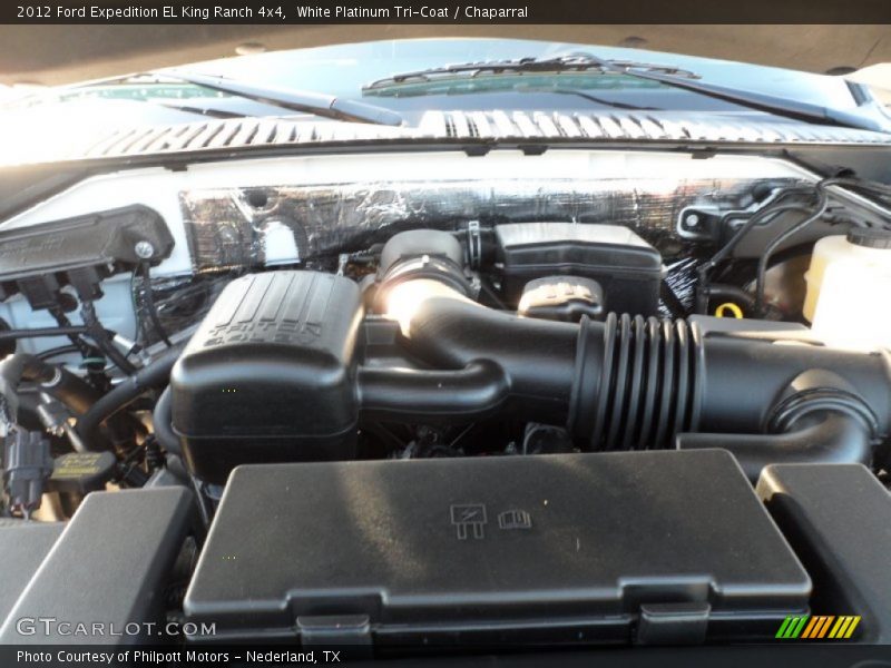 White Platinum Tri-Coat / Chaparral 2012 Ford Expedition EL King Ranch 4x4
