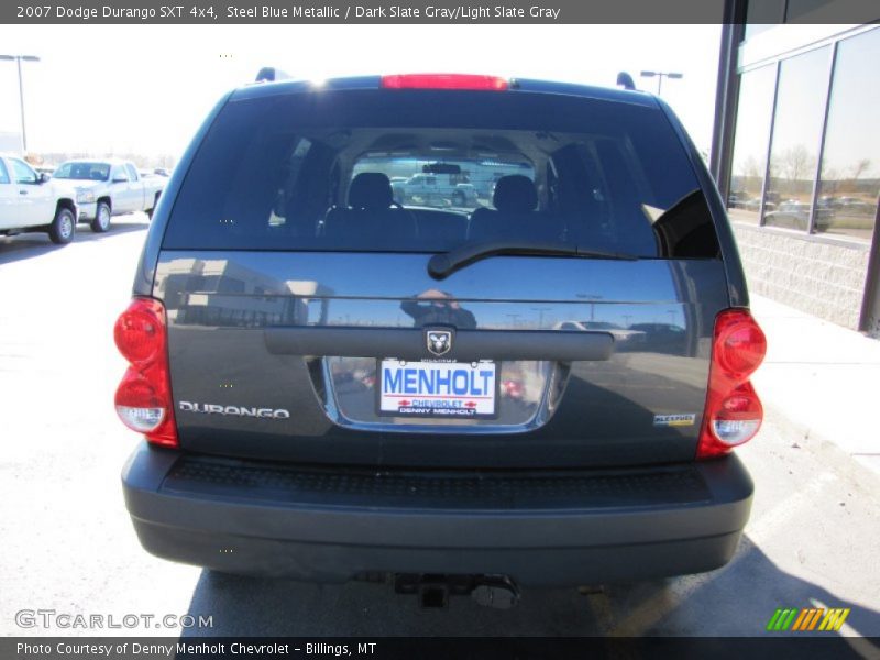 Steel Blue Metallic / Dark Slate Gray/Light Slate Gray 2007 Dodge Durango SXT 4x4