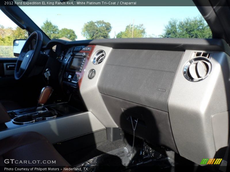 White Platinum Tri-Coat / Chaparral 2012 Ford Expedition EL King Ranch 4x4