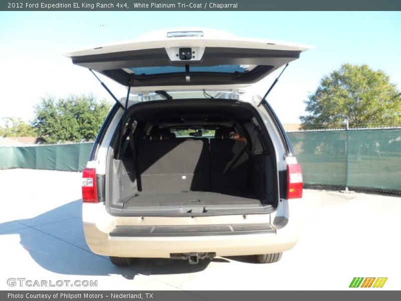 White Platinum Tri-Coat / Chaparral 2012 Ford Expedition EL King Ranch 4x4