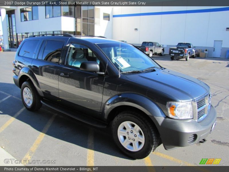 Steel Blue Metallic / Dark Slate Gray/Light Slate Gray 2007 Dodge Durango SXT 4x4