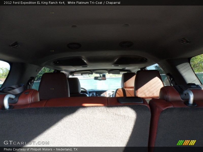 White Platinum Tri-Coat / Chaparral 2012 Ford Expedition EL King Ranch 4x4