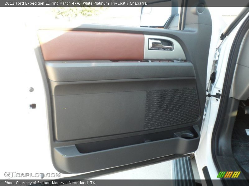 White Platinum Tri-Coat / Chaparral 2012 Ford Expedition EL King Ranch 4x4