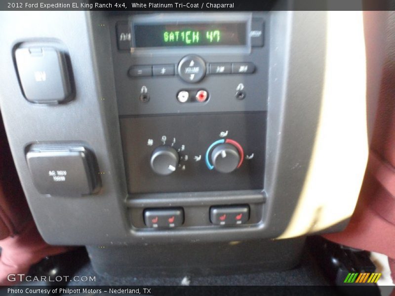 White Platinum Tri-Coat / Chaparral 2012 Ford Expedition EL King Ranch 4x4