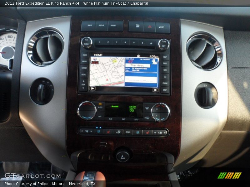 White Platinum Tri-Coat / Chaparral 2012 Ford Expedition EL King Ranch 4x4