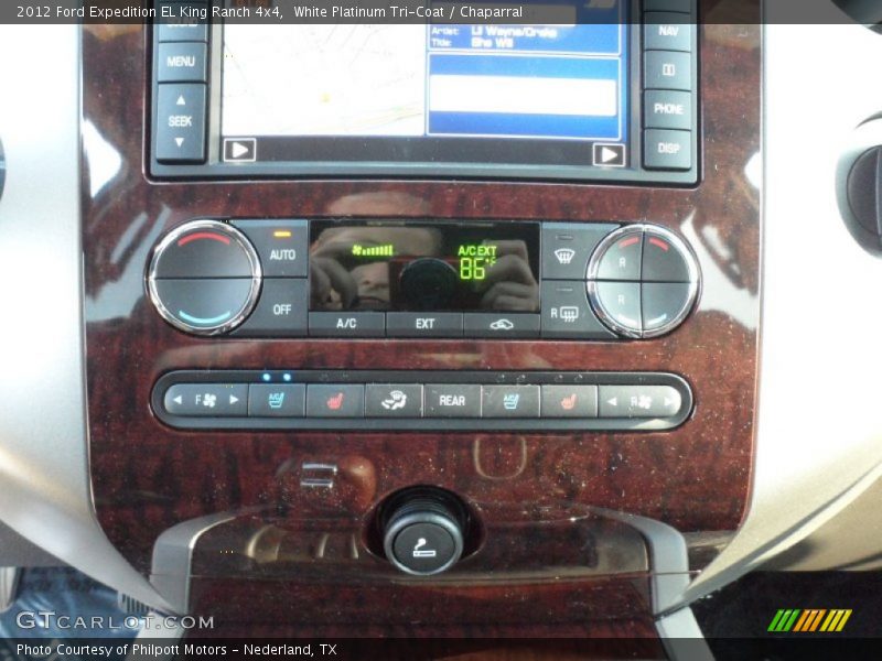 Controls of 2012 Expedition EL King Ranch 4x4