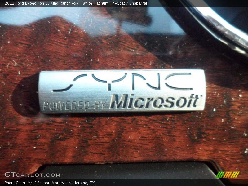 White Platinum Tri-Coat / Chaparral 2012 Ford Expedition EL King Ranch 4x4