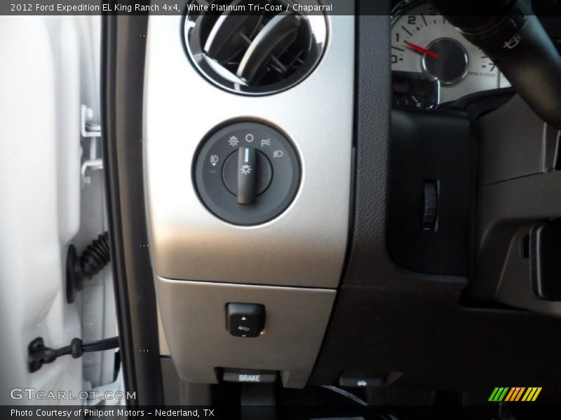 White Platinum Tri-Coat / Chaparral 2012 Ford Expedition EL King Ranch 4x4