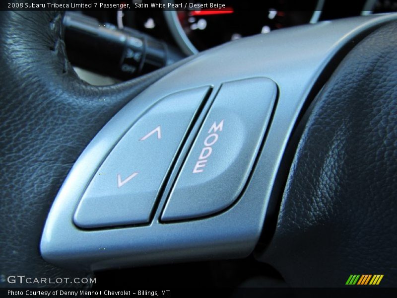 Satin White Pearl / Desert Beige 2008 Subaru Tribeca Limited 7 Passenger