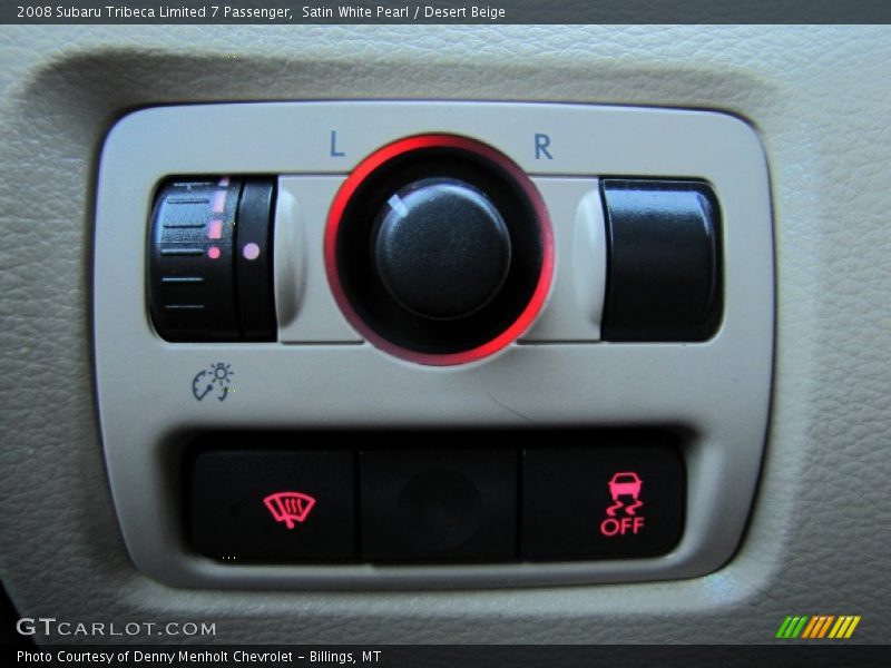 Satin White Pearl / Desert Beige 2008 Subaru Tribeca Limited 7 Passenger