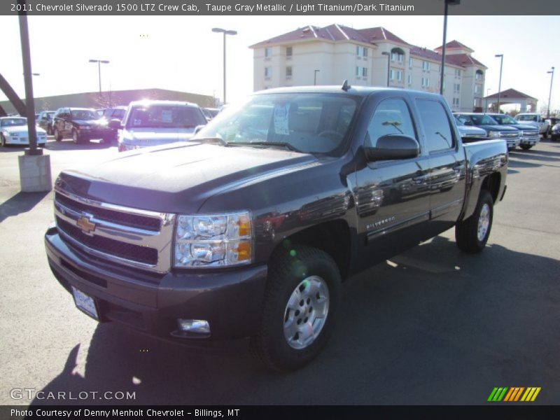 Taupe Gray Metallic / Light Titanium/Dark Titanium 2011 Chevrolet Silverado 1500 LTZ Crew Cab