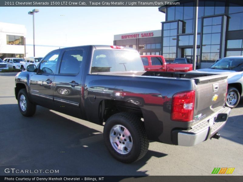 Taupe Gray Metallic / Light Titanium/Dark Titanium 2011 Chevrolet Silverado 1500 LTZ Crew Cab