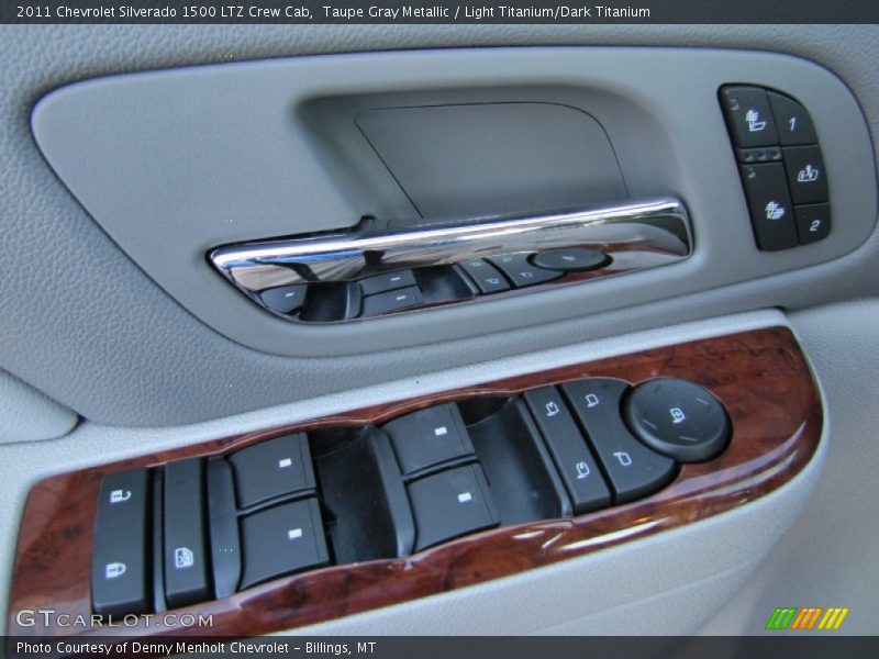 Taupe Gray Metallic / Light Titanium/Dark Titanium 2011 Chevrolet Silverado 1500 LTZ Crew Cab