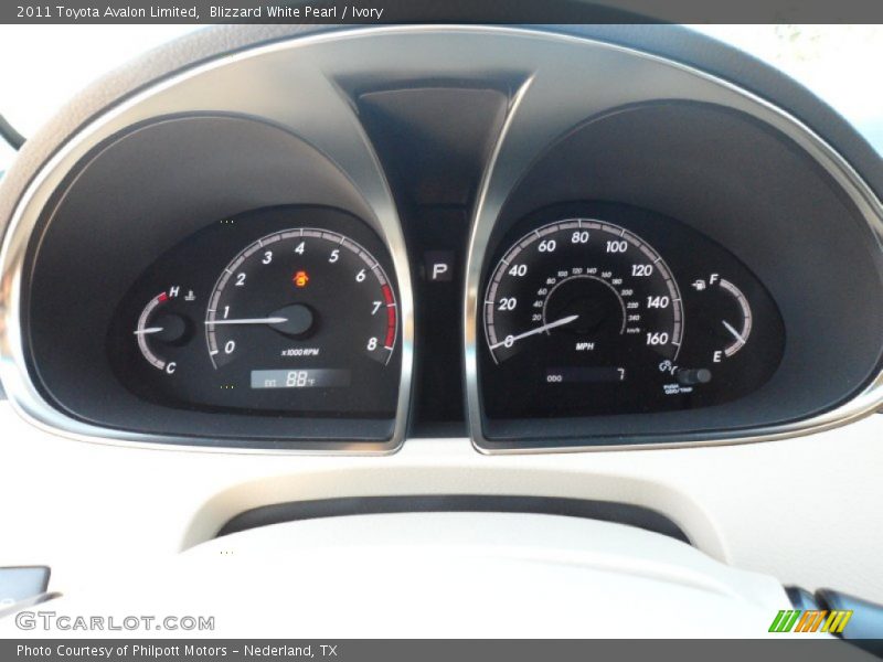 Blizzard White Pearl / Ivory 2011 Toyota Avalon Limited