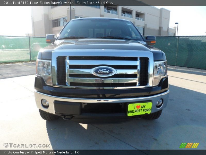 Ebony Black / Steel Gray 2011 Ford F150 Texas Edition SuperCrew 4x4