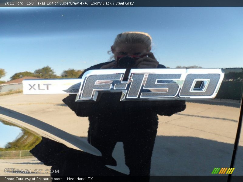 Ebony Black / Steel Gray 2011 Ford F150 Texas Edition SuperCrew 4x4