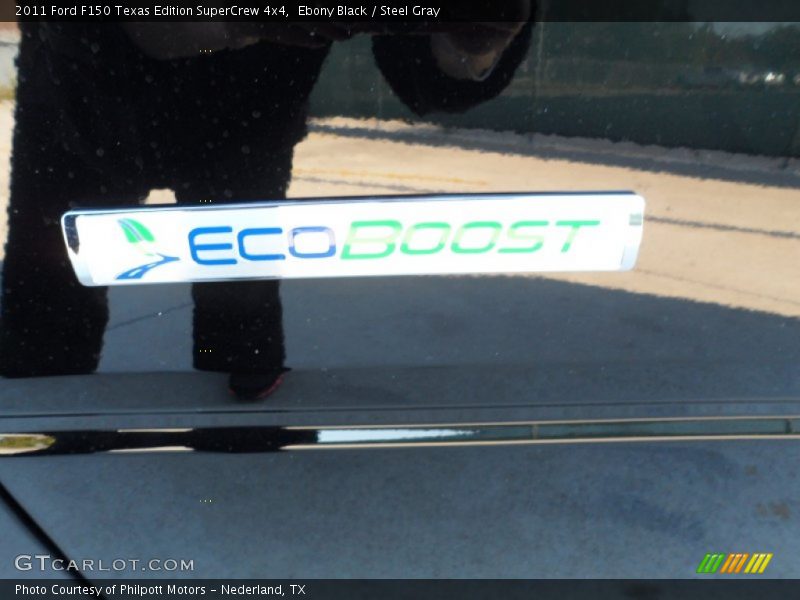 Ebony Black / Steel Gray 2011 Ford F150 Texas Edition SuperCrew 4x4