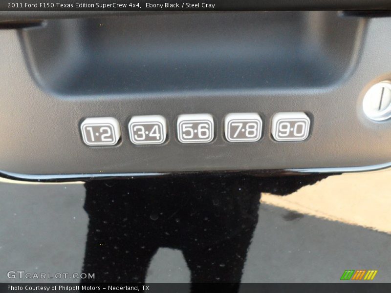 Ebony Black / Steel Gray 2011 Ford F150 Texas Edition SuperCrew 4x4