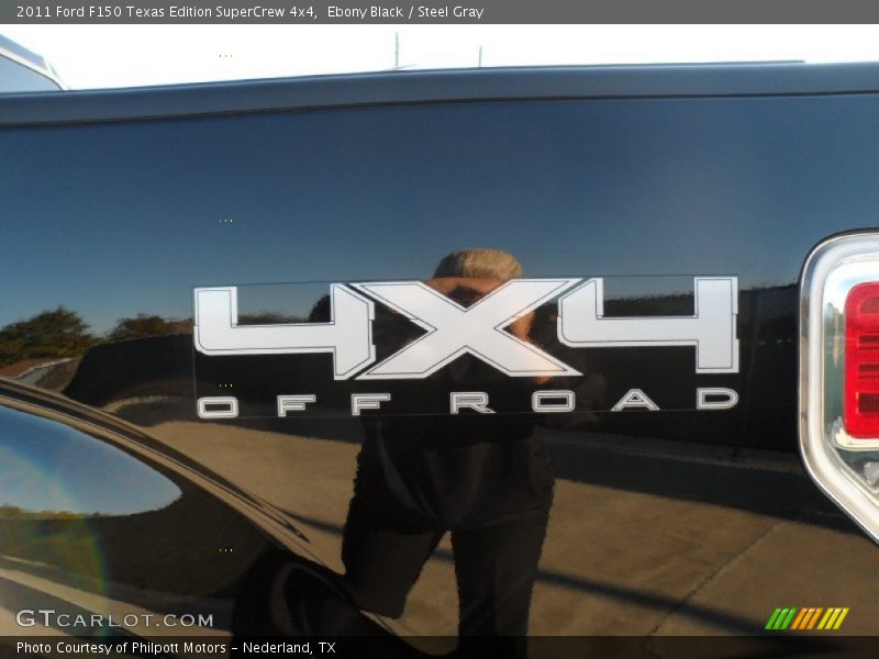 Ebony Black / Steel Gray 2011 Ford F150 Texas Edition SuperCrew 4x4