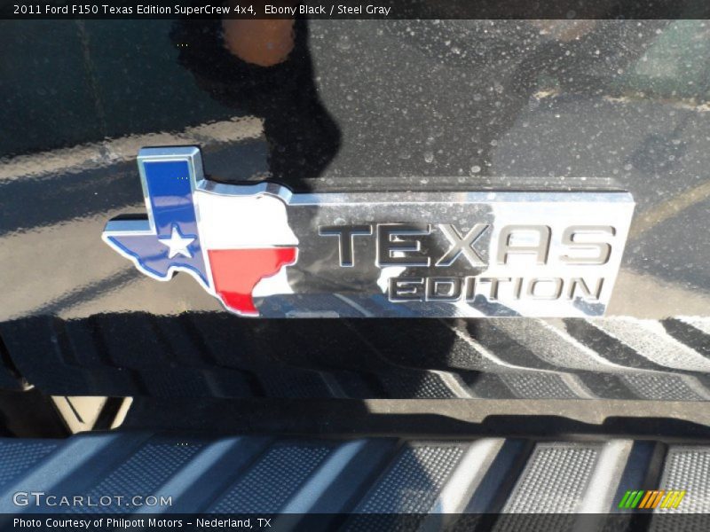 Ebony Black / Steel Gray 2011 Ford F150 Texas Edition SuperCrew 4x4