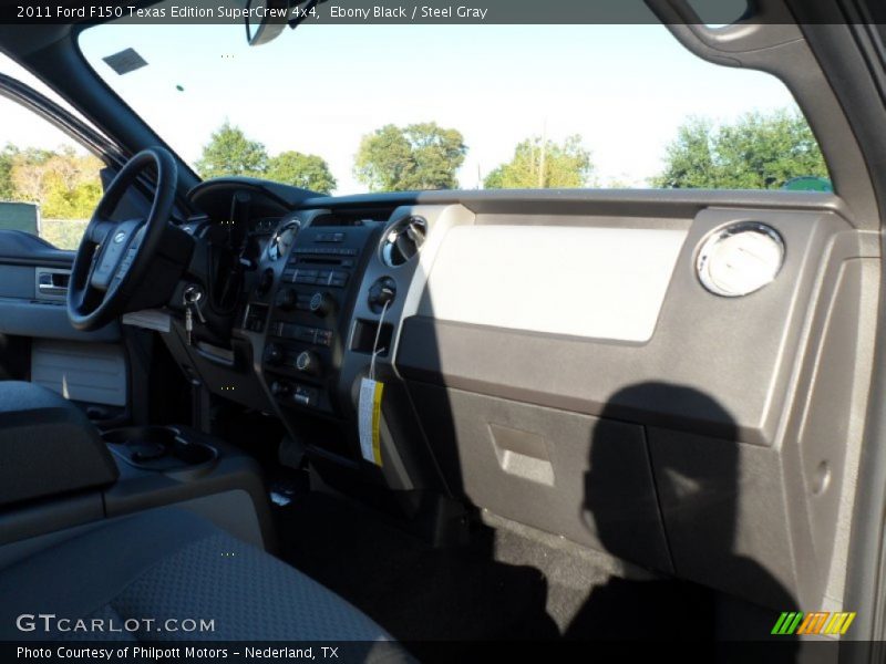 Ebony Black / Steel Gray 2011 Ford F150 Texas Edition SuperCrew 4x4
