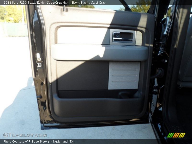 Ebony Black / Steel Gray 2011 Ford F150 Texas Edition SuperCrew 4x4
