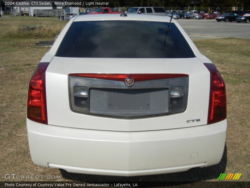 White Diamond / Light Neutral 2004 Cadillac CTS Sedan