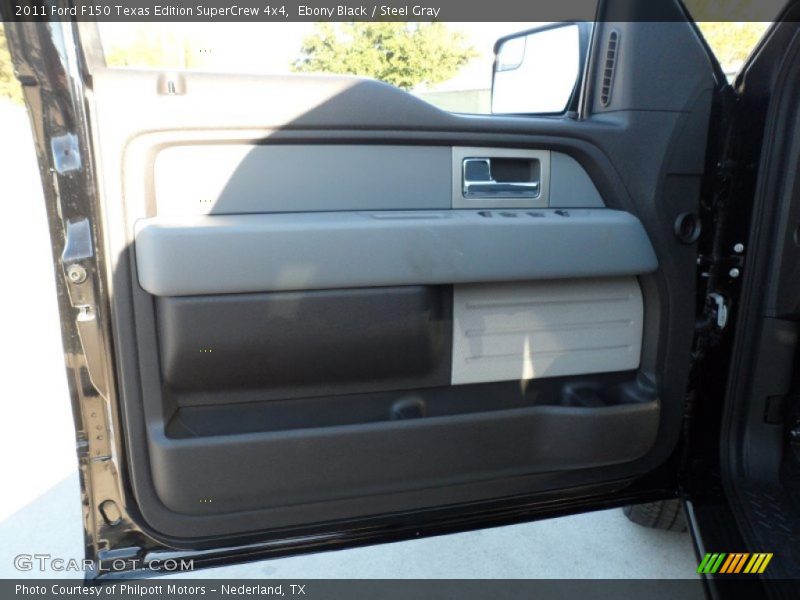 Ebony Black / Steel Gray 2011 Ford F150 Texas Edition SuperCrew 4x4