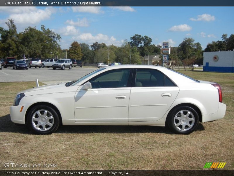 White Diamond / Light Neutral 2004 Cadillac CTS Sedan