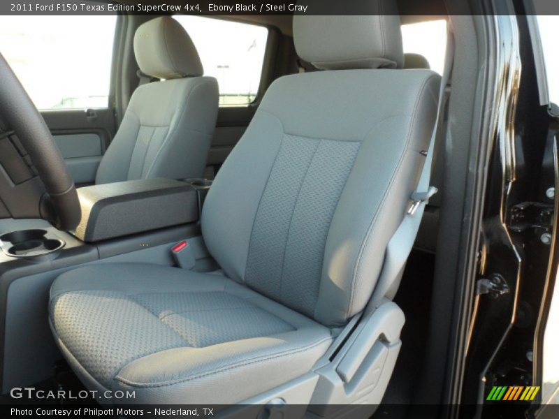 Ebony Black / Steel Gray 2011 Ford F150 Texas Edition SuperCrew 4x4
