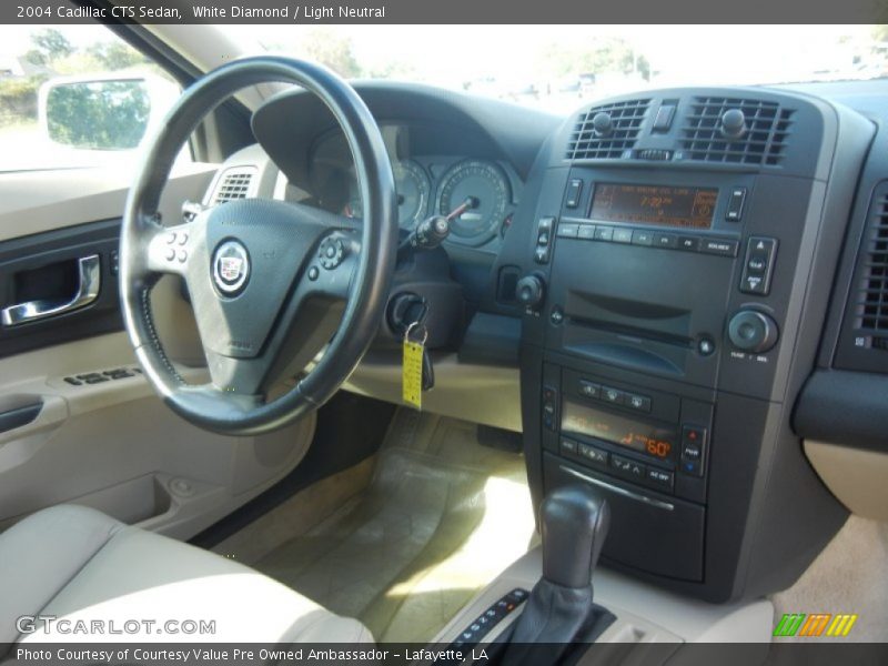 White Diamond / Light Neutral 2004 Cadillac CTS Sedan