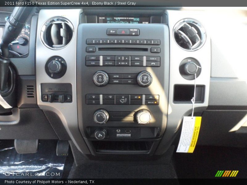 Ebony Black / Steel Gray 2011 Ford F150 Texas Edition SuperCrew 4x4
