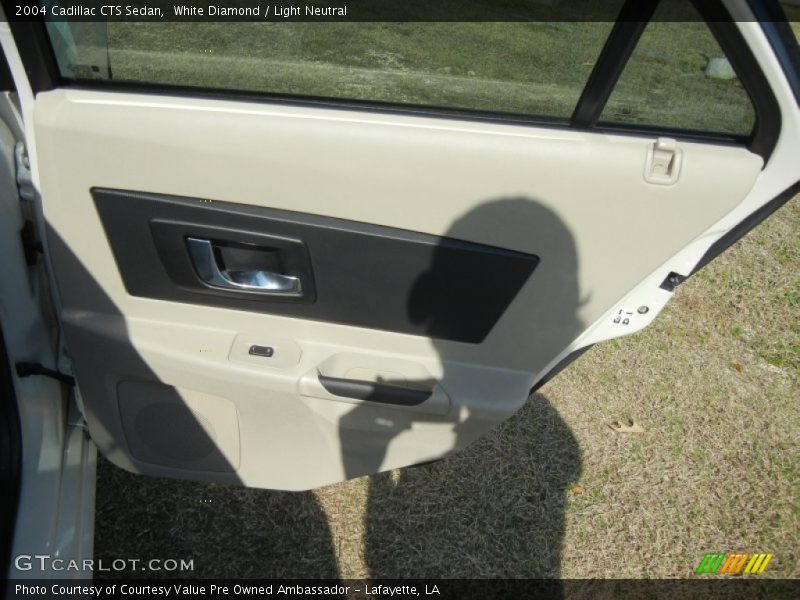 White Diamond / Light Neutral 2004 Cadillac CTS Sedan
