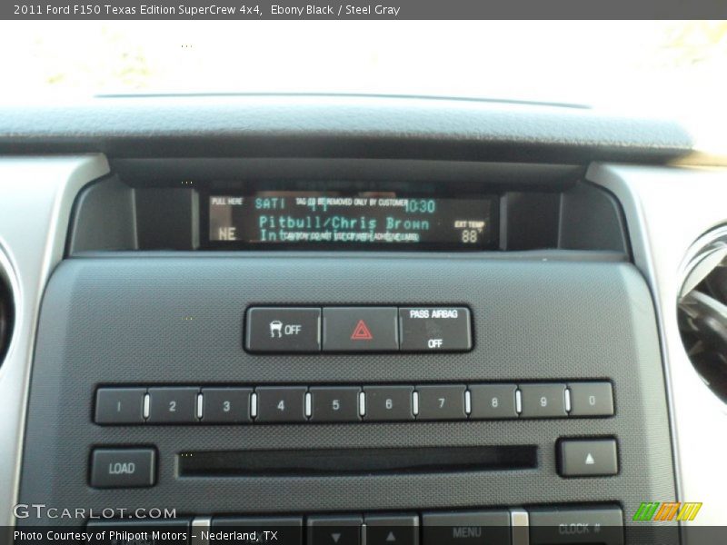 Ebony Black / Steel Gray 2011 Ford F150 Texas Edition SuperCrew 4x4