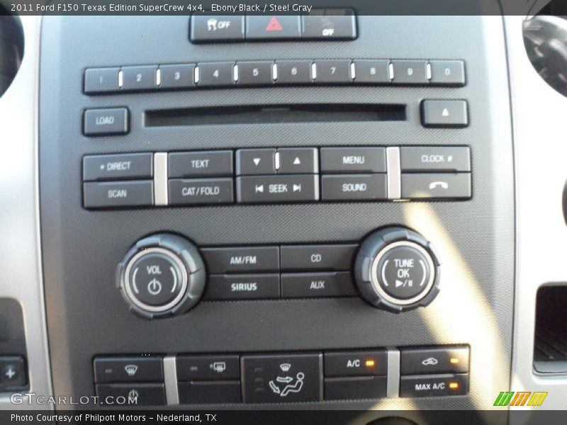 Ebony Black / Steel Gray 2011 Ford F150 Texas Edition SuperCrew 4x4