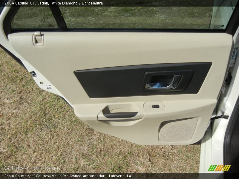 White Diamond / Light Neutral 2004 Cadillac CTS Sedan