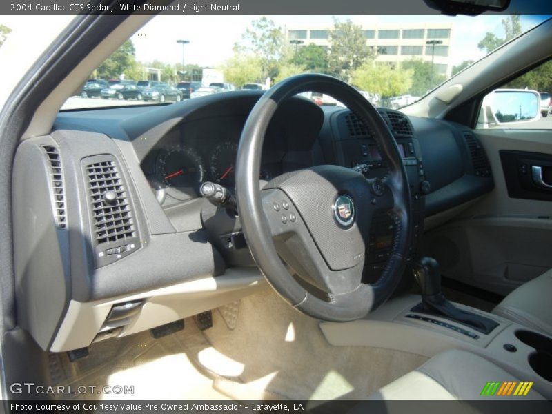 White Diamond / Light Neutral 2004 Cadillac CTS Sedan