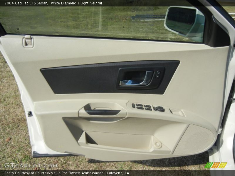 White Diamond / Light Neutral 2004 Cadillac CTS Sedan