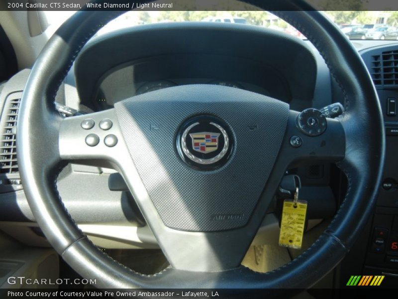 White Diamond / Light Neutral 2004 Cadillac CTS Sedan