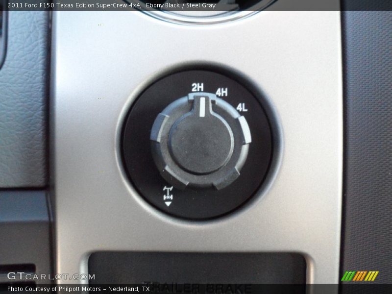 Ebony Black / Steel Gray 2011 Ford F150 Texas Edition SuperCrew 4x4