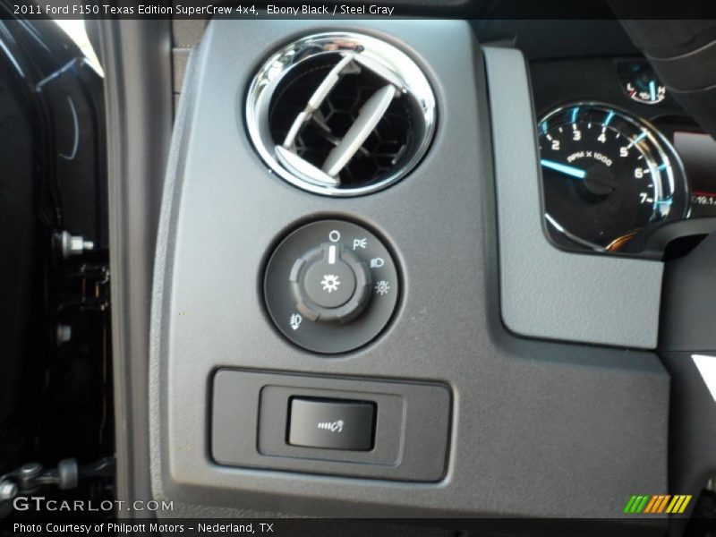 Ebony Black / Steel Gray 2011 Ford F150 Texas Edition SuperCrew 4x4