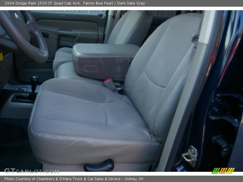 Patriot Blue Pearl / Dark Slate Gray 2004 Dodge Ram 1500 ST Quad Cab 4x4
