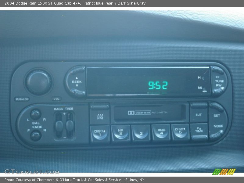 Patriot Blue Pearl / Dark Slate Gray 2004 Dodge Ram 1500 ST Quad Cab 4x4