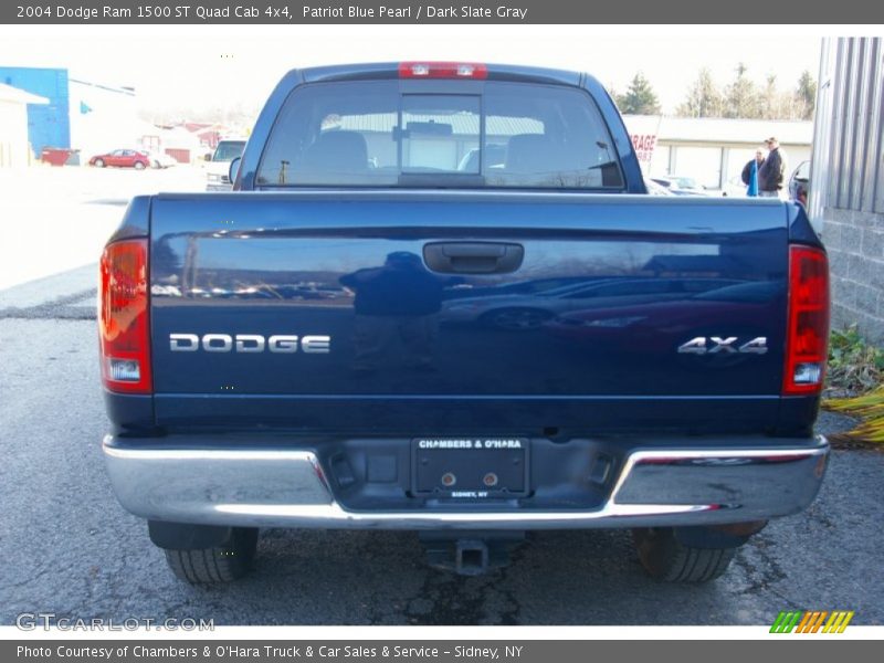 Patriot Blue Pearl / Dark Slate Gray 2004 Dodge Ram 1500 ST Quad Cab 4x4