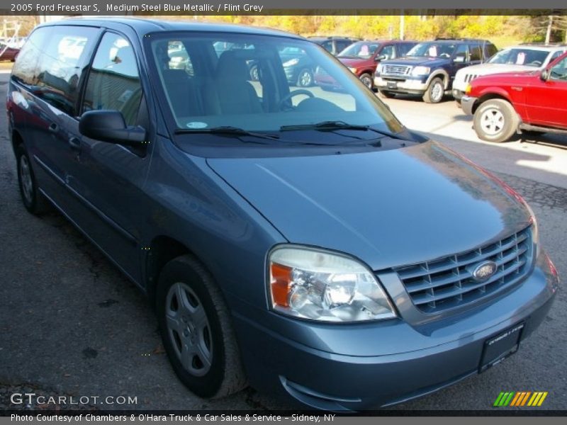 Medium Steel Blue Metallic / Flint Grey 2005 Ford Freestar S
