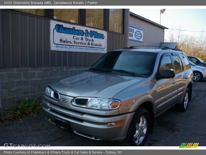 Sandalwood Metallic / Pewter 2003 Oldsmobile Bravada AWD