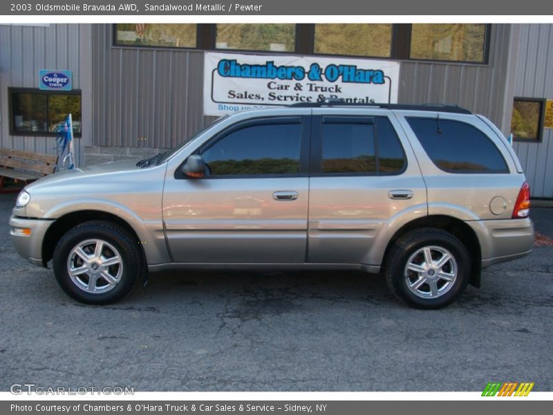 Sandalwood Metallic / Pewter 2003 Oldsmobile Bravada AWD