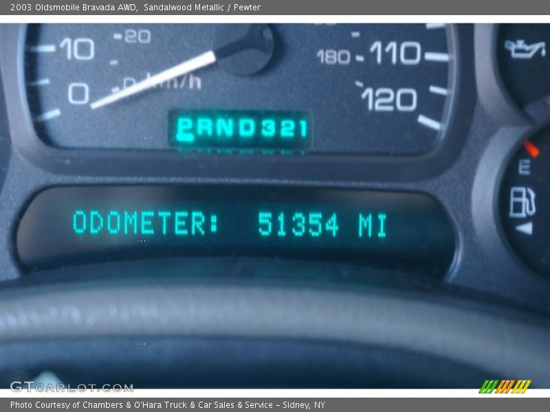 Sandalwood Metallic / Pewter 2003 Oldsmobile Bravada AWD