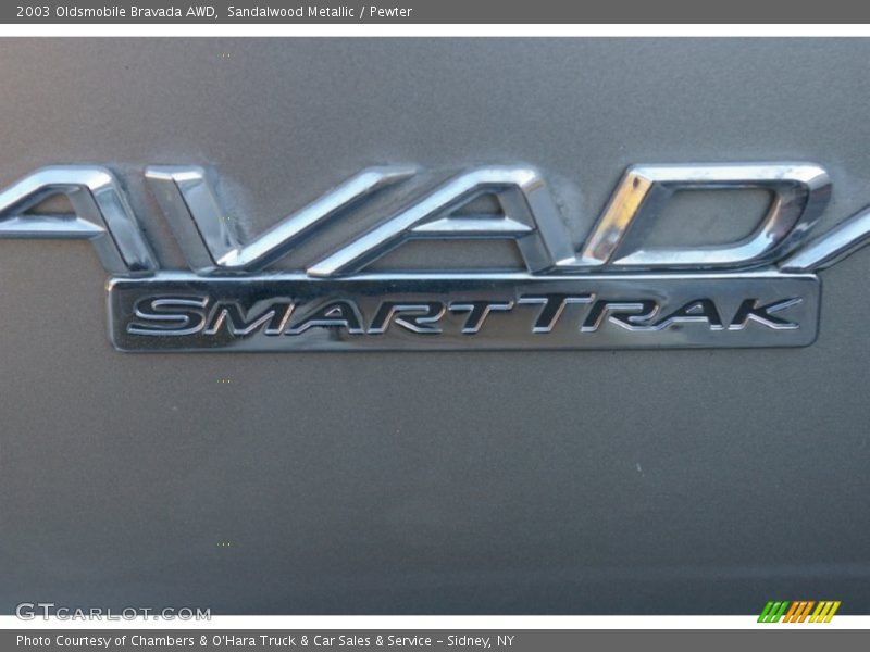 Sandalwood Metallic / Pewter 2003 Oldsmobile Bravada AWD